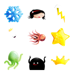 Shiny Icons Set