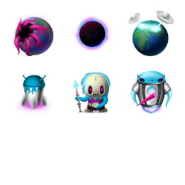 Space Invaders Icons Set