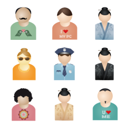 DaPino People Icons Set