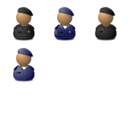 Elite Captains Icons Set