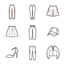 Spring New Arrivals - PEACEBIRD Apparel Icons Set