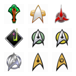 Trek Insignia Icons Set