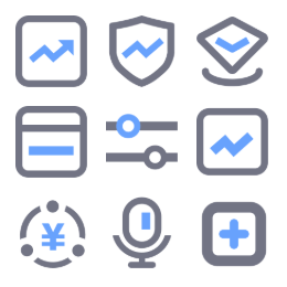 Backend Management  Icons Set