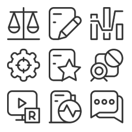 Business Credit  Icons Set