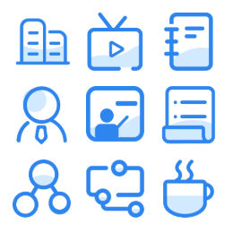 Business Department & Function  Icons Set