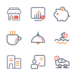 Business & Industry  Icons Set