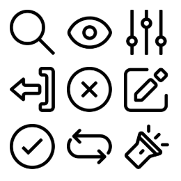 Business & System Linear  Icons Set