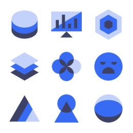 Business & Tech Cloud  Icons Set