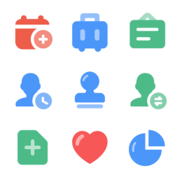 Corporate Office  Icons Set