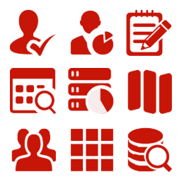 Domestic Cadre System  Icons Set
