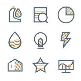 Energy & Facility  Icons Set