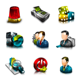 Enterprise Resource Planning Icons Set