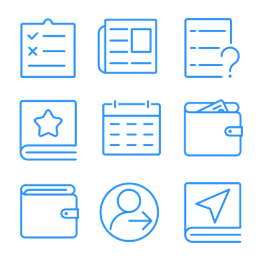 Financial System  Icons Set