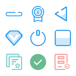 FWD Insurance Underwriting Tools Icons Set