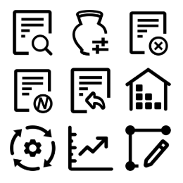 Heritage Collection System  Icons Set