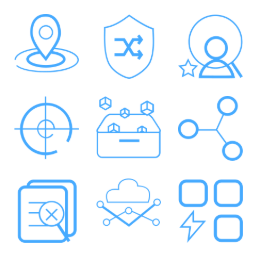 Intelligent Tech Linear  Icons Set