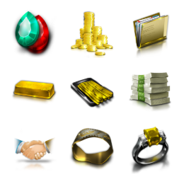 Jewelry Icons Set