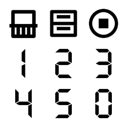 Law Enforcement Process  Icons Set