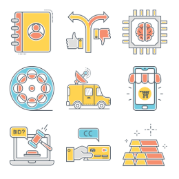 Office & AI Work  Icons Set