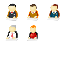 Office Men Icons Set