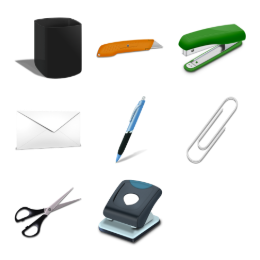 Office Tools Icons Set