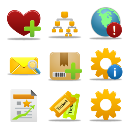 Pretty Office 3 Icons Set