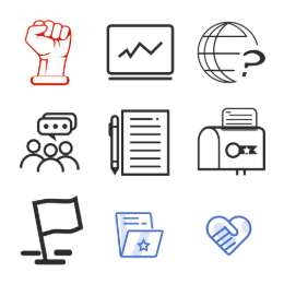 Public Administration  Icons Set