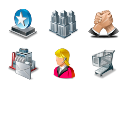 Real Vista Business Icons Set