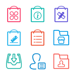 Retail & Inventory  Icons Set