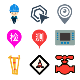 Site & Facility  Icons Set