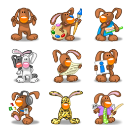 Rabbit Xp Icons Set