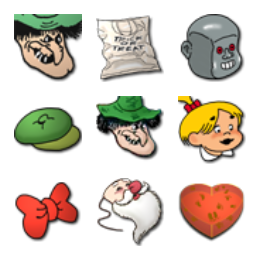 Sugar And Spike Icons Set