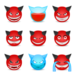 Devils Icons Set