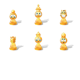 Vista Chess Emoticons Icons Set