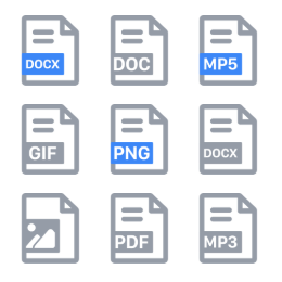 File Type Icons Set Icons Set