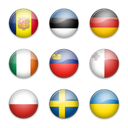 Europe Icons Set