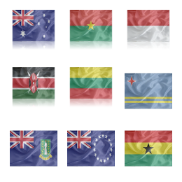 Flags Of The World Icons 1 Icons Set