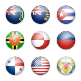 North America - Mac Icons Set