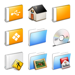 Aqua Blend Icons Set