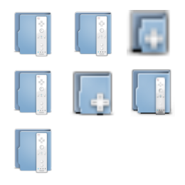 AQUAVE - Wii Folder Icons Set