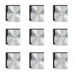 Aquave Aluminum Icons Set