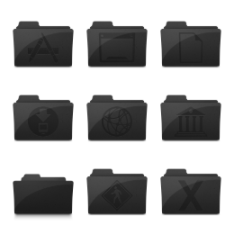 Black Leopard Icon Set UPDATE Icons Set