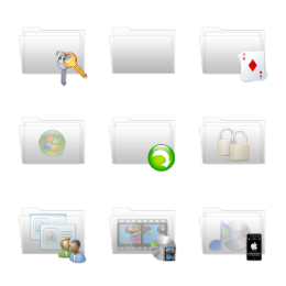 Clarity Folder Icons Set