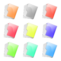 Folder Dock Icons Set