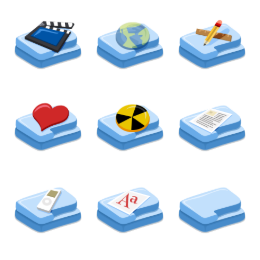 Fush Folders Icons Set