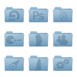 Leopard Extra Folders Icons Set