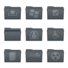 Leox Graphite Icons Set