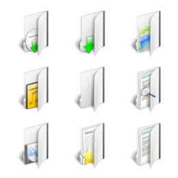 Longhorn Folders Icons Set