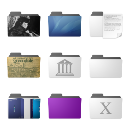 minimal folder Icons Set