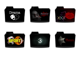 Movie Folders - IconSet Icons Set